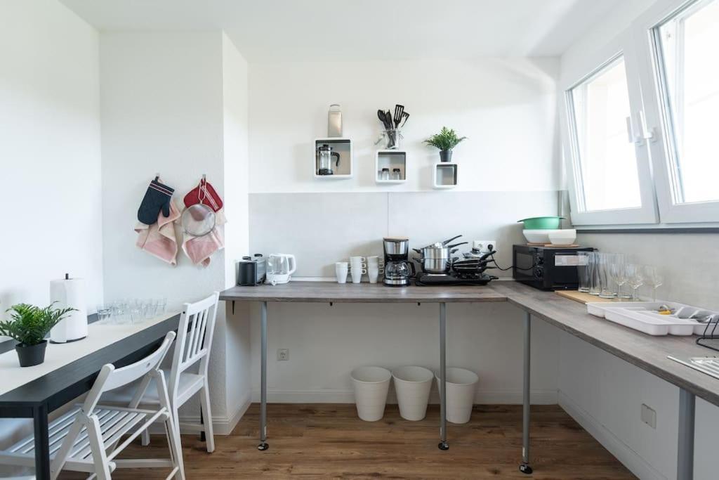 Nature Inspiration Apartment With Balcony & Grill Bbq In Duisburg Mitte Central Station 10 Mins & Big Tv With Photo Lights Zewnętrze zdjęcie